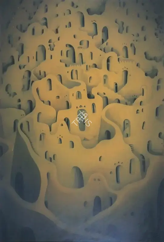 Badri Nath Arya (Artist), Gharaonda, 1976, Painting