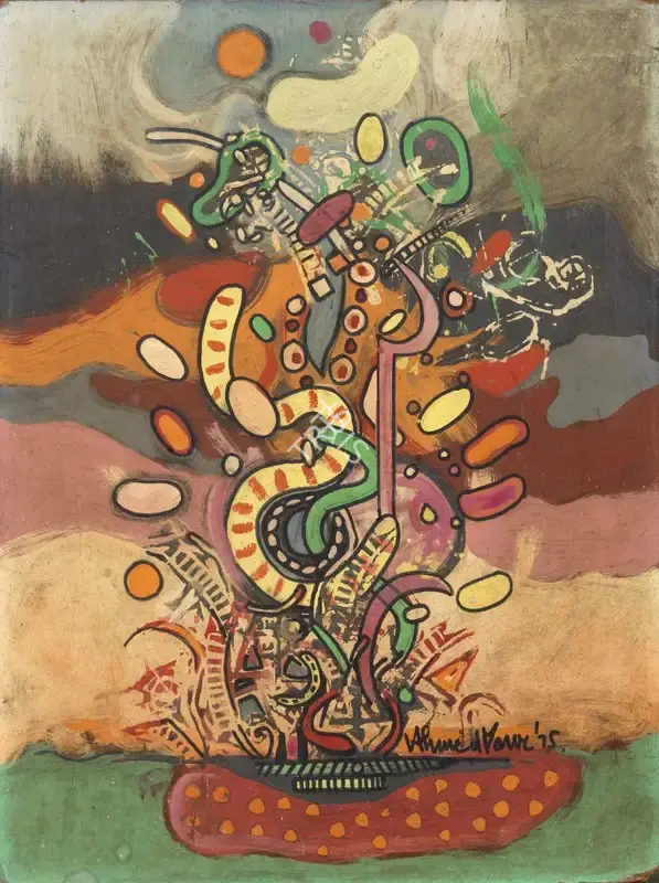 Ahmed Parvez (Artist), Untitled, 1975, Painting