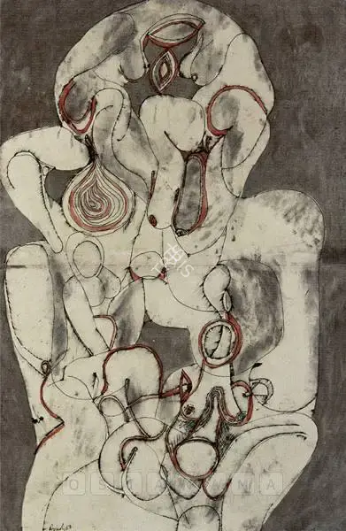 Avinash Chandra (Artist), Painting No 3, 1963, Drawing