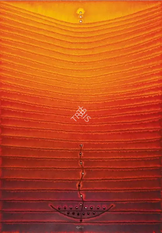 Sohan Qadri (Artist), Ugrajyoti, 2006, Painting