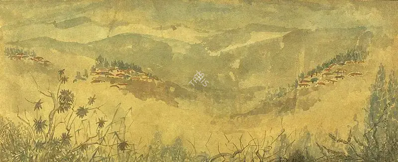 Gaganendranath Tagore (Artist), Darjeeling Landscape Series, 1921, Painting