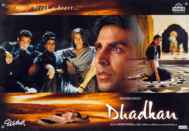 Dharmesh Darshan (Director), Dhadkan, 2000, Lobby Card