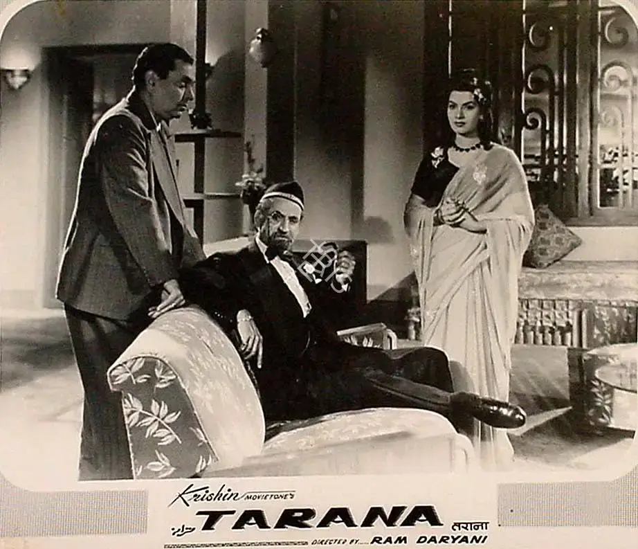 Ram Daryani (Director), Tarana, 1951, Lobby Card