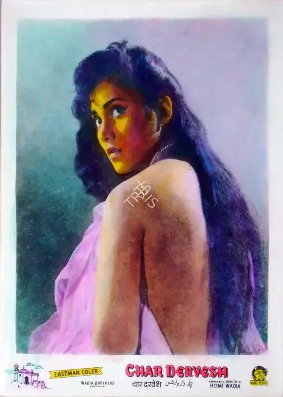 Aga Hasham (Cinematographer), Char Dervesh, 1964, Lobby Card