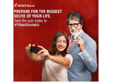 ICICI Bank Limited, ICICI Bank - Selfie with Amitabh, 2014