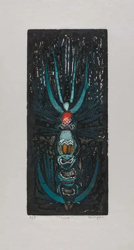 Devayani Krishna (Artist), Flower, Graphic Art