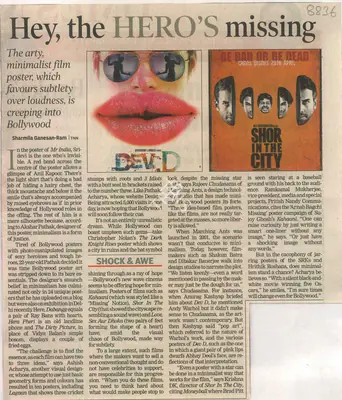 Shamilia Ganesan Ram (Reporter), Hey, the Hero's Missing, 2012, Newspaper Clipping