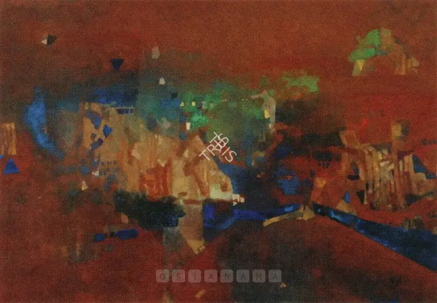 Ganesh Haloi (Artist), Benaras - II, 2001, Painting