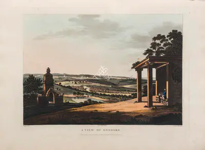 J.C. Stadler (Printmaker), A View of Ossoore, 1804, Aquatint