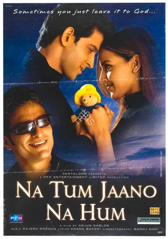 Arjun Sablok (Director), Na Tum Jaano Na Hum, 2002, Full Sheet Poster