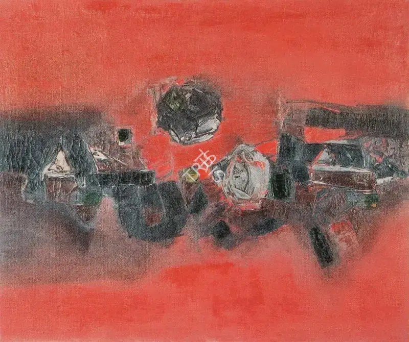 G.R. Santosh (Artist), Untitled, 1962, Painting