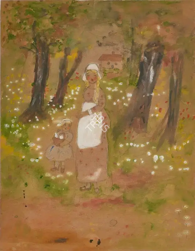 Amrita Sher-Gil (Artist), Untitled, 1923, Painting