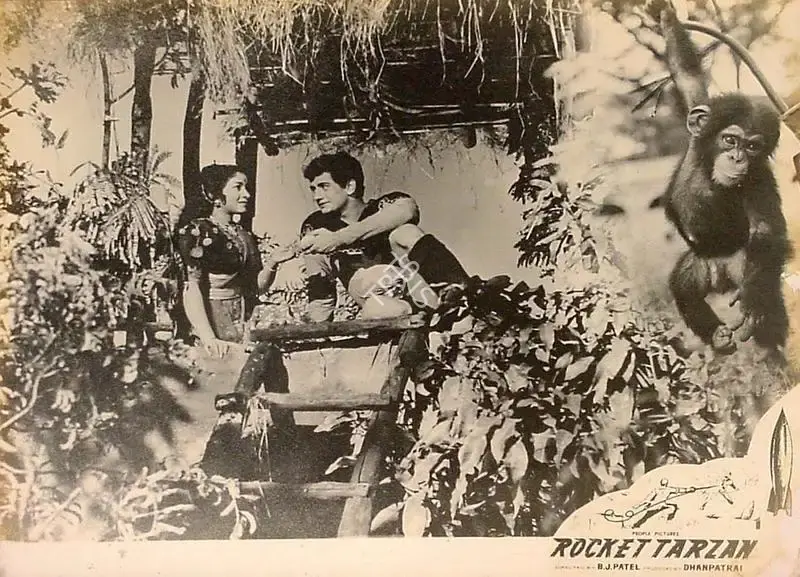 Dhanpat Rai (Producer), Rocket Tarzan, 1963, Lobby Card