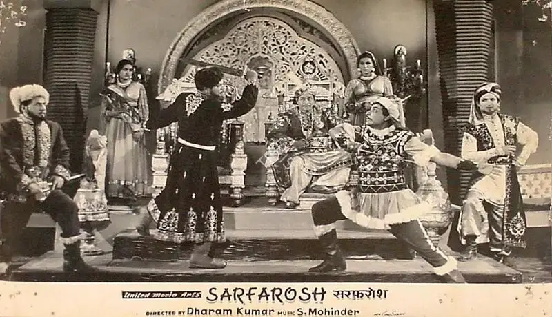 Dharam Kumar (Director), Sarfarosh, 1964, Lobby Card