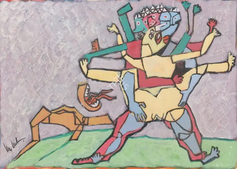 K.S. Kulkarni (Artist), Untitled, 1985, Painting