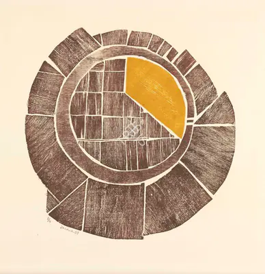 Zarina Hashmi (Artist), Untitled, 1969, Print