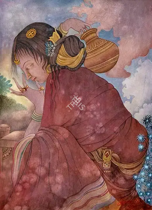 Sarada Ukil (Artist), Surer Parash (Lyrical Touch), 1929, Painting