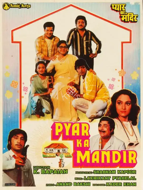 Shabnam Kapoor (Producer), Pyar Ka Mandir, 1988, Song-Synopsis Booklet