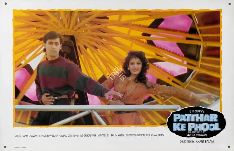 Nirmal Jani (Cinematographer), Patthar Ke Phool, 1991, Lobby Card