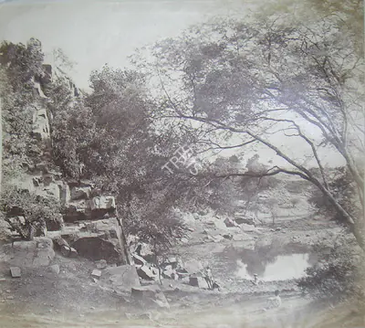 Felice Beato (Photographer), The Crow's nest Battery, Delhi, Antiquarian Photograph
