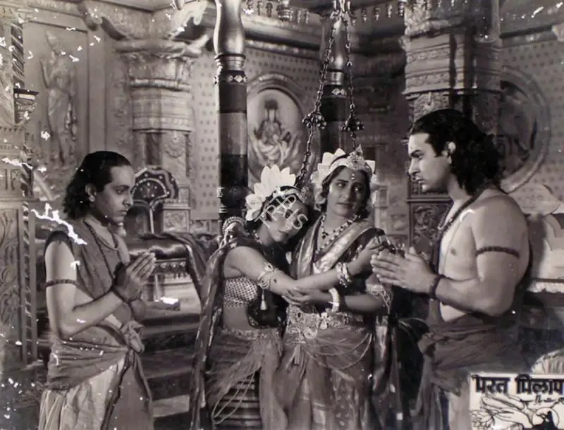 Vijay Bhatt (Director), Bharat Milap, 1942, Lobby Card