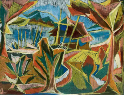 Chittaprosad (Artist), Untitled, 1959, Painting