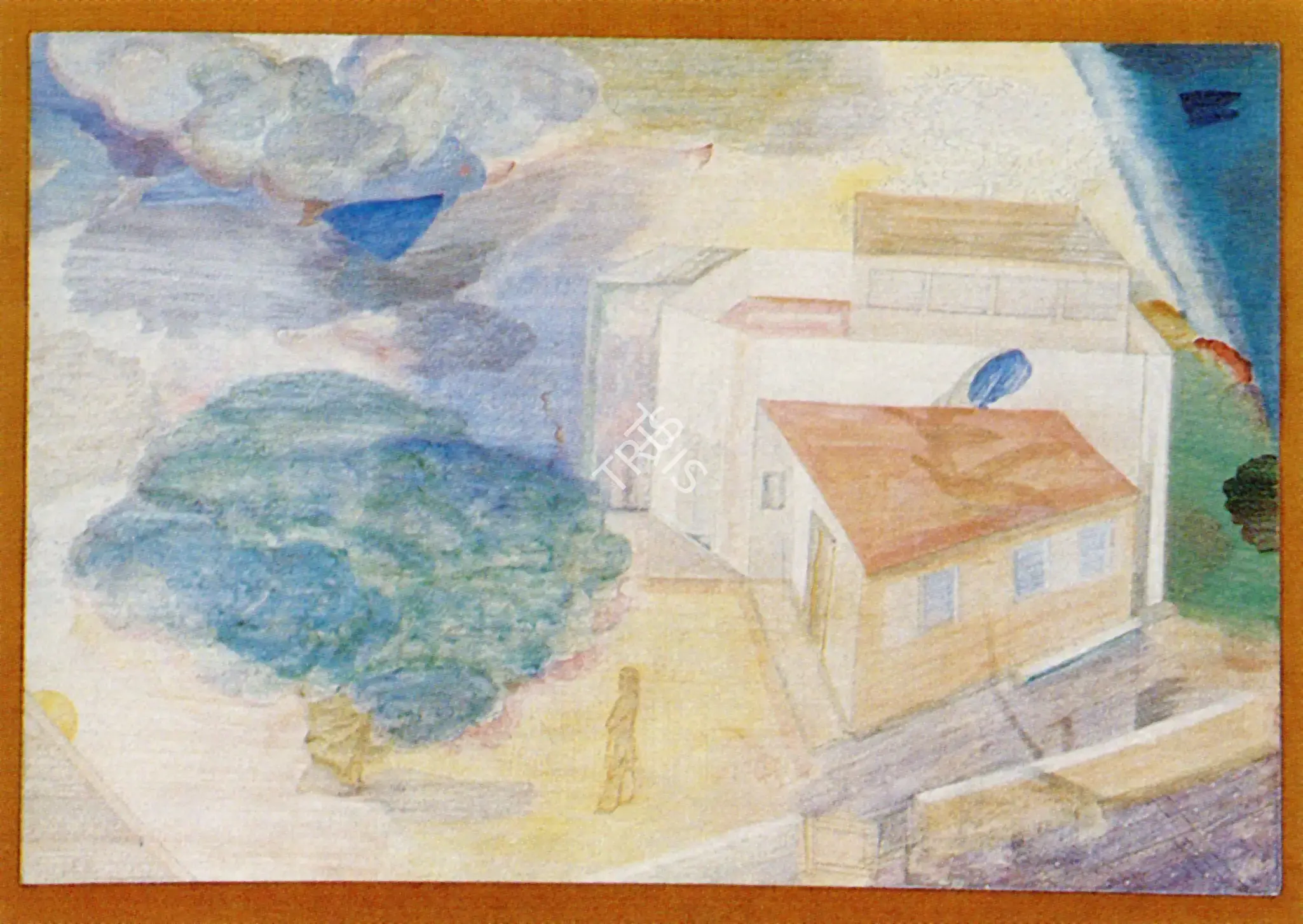 Nilima Sheikh (Artist), Kartik Poonam, Drawing