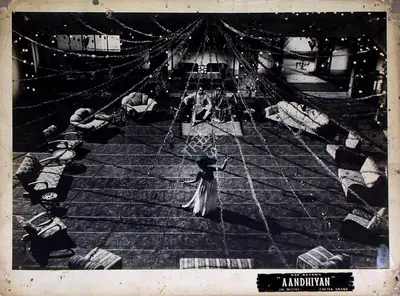 Jal Mistry (Cinematographer), Aandhiyan, 1952, Lobby Card