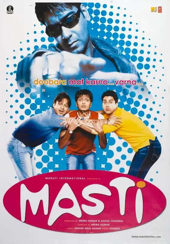 Inder Kumar (Producer), Masti, 2004, Full Sheet Poster