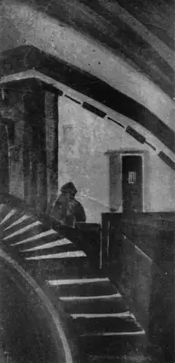 Gaganendranath Tagore (Artist), The Stairs, Painting