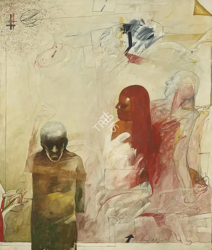 Das, Sunil (Artist). Untitled, 1992 | Painting, AG.Onl/03.05.22, 2022 · Asta Guru