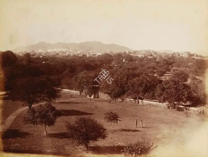 Lala Deen Dayal (Photographer), General view of city from the Residency Odeypur, 1890, Antiquarian Photograph