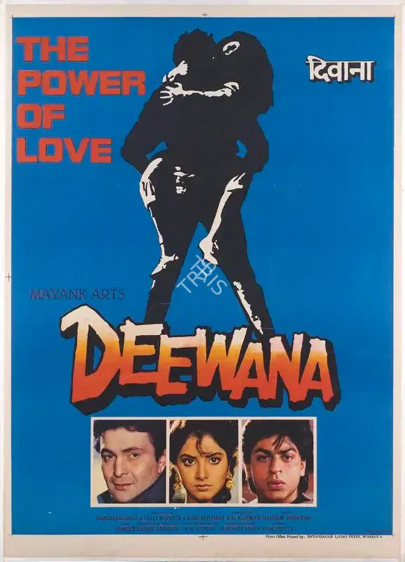 Guddu Dhanoa (Producer), Deewana, 1992, Full Sheet Poster