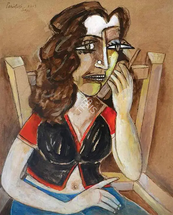 Paritosh Sen (Artist), Untitled, 2003, Painting