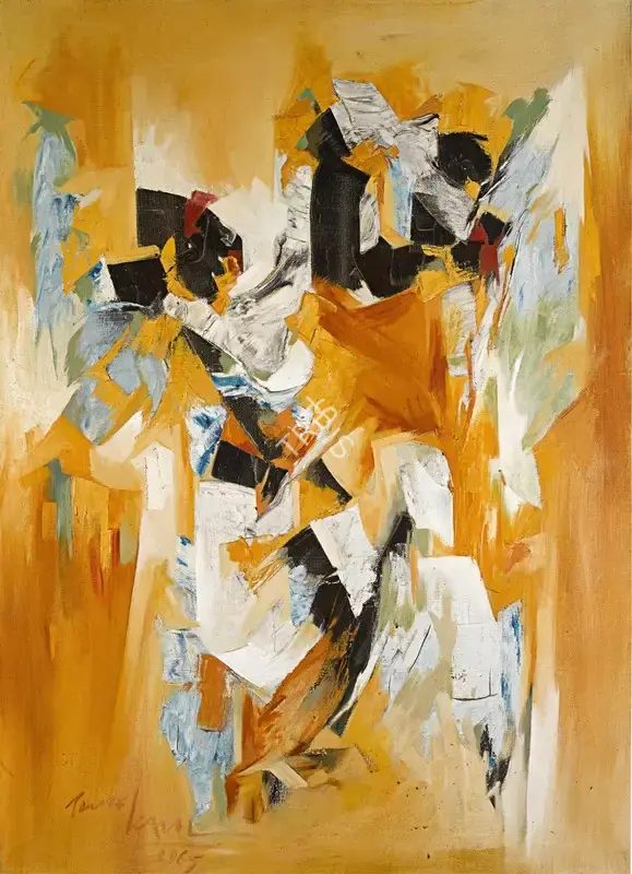 Triloke Kaul (Artist), Untitled, 1965, Painting