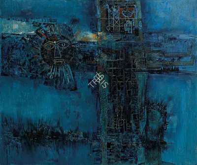 Ali, J. Sultan (Artist). Penance, 1963 | Painting, Os.Mum/22.06.17, 2017 · Osian's