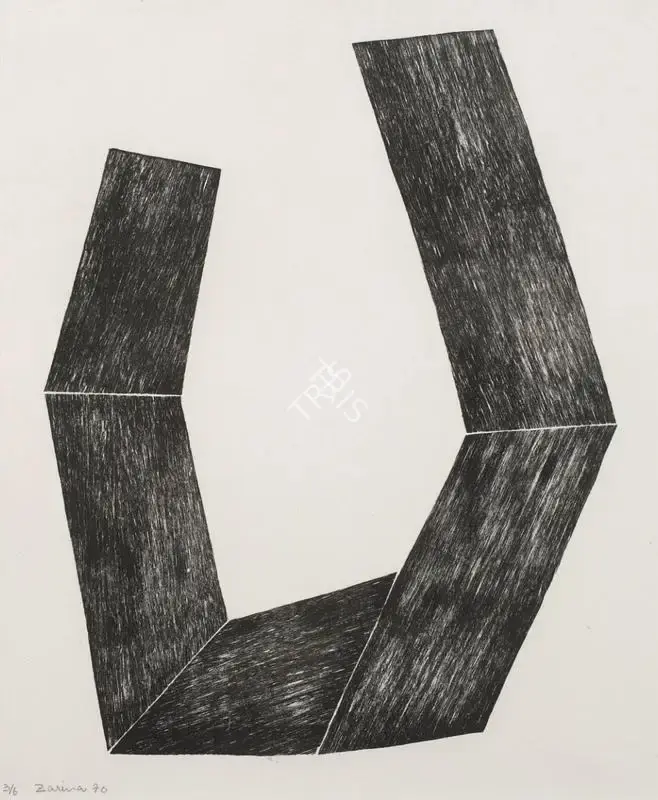 Zarina Hashmi (Artist), Untitled, 1970, Graphic Art