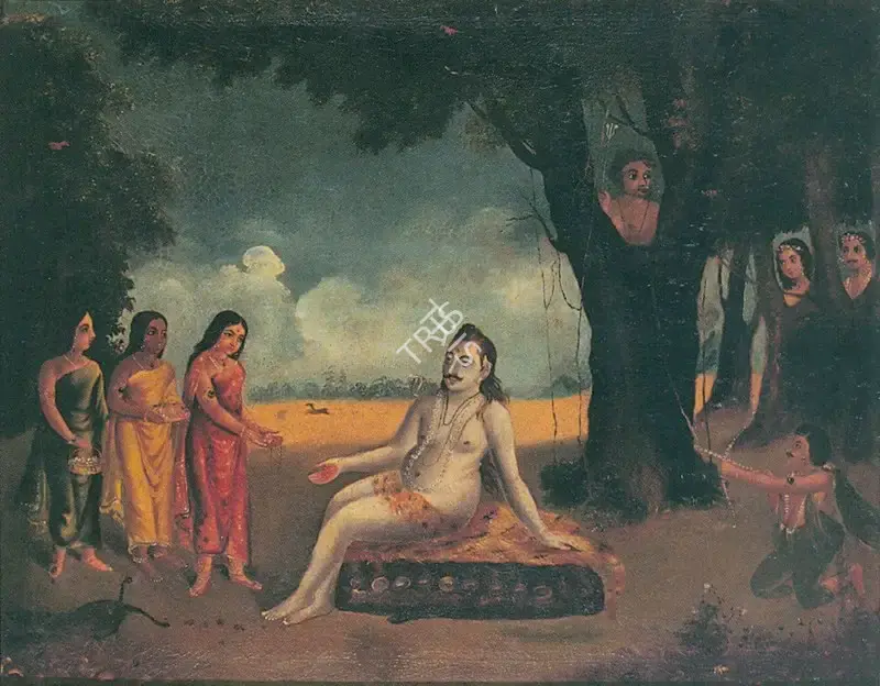 Bengal School (Artist), Shiva with Devotees, 1910, Painting