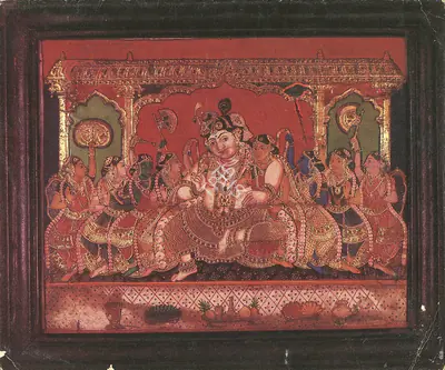 Aparna Art Gallery (Organiser), Tanjore Paintings, 1989, Group Exhibition Invitation