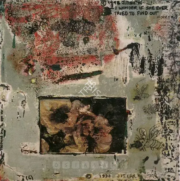 Jitish Kallat (Artist), I Wonder If She Ever Tried To Find Out, 1998, Painting