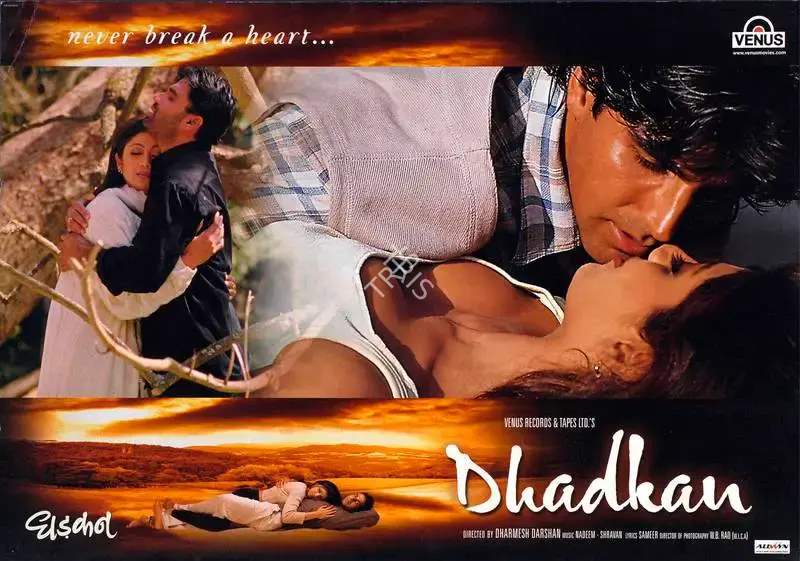 Dharmesh Darshan (Director), Dhadkan, 2000, Lobby Card