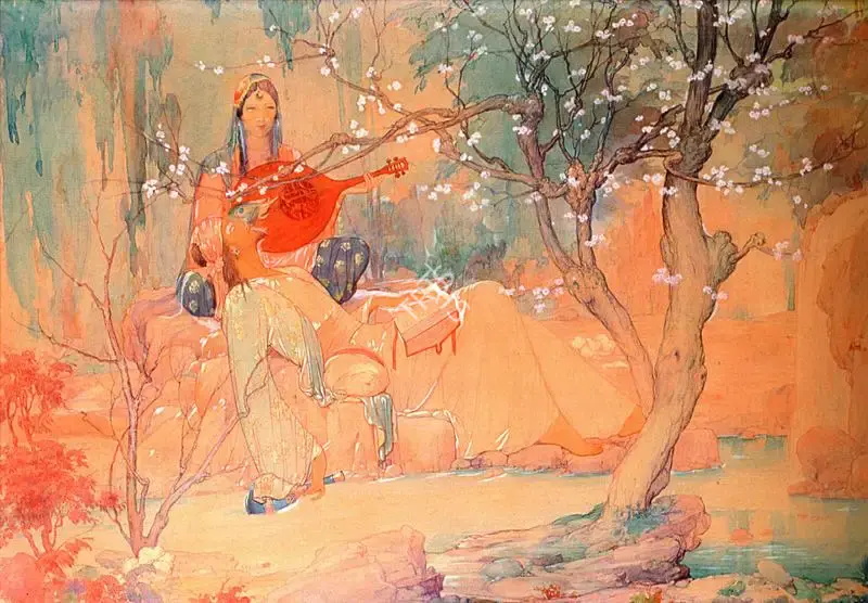 Sobha Singh (Artist), Omar Khayyam, Painting