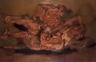 Tyeb Mehta (Artist), Situation, 1963, Painting