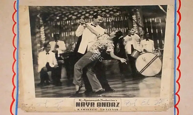 Vasant Nagesh Buva (Cinematographer), Naya Andaz, 1956, Lobby Card
