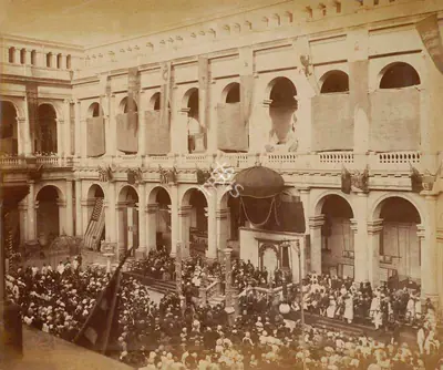 Shew Shankar Narayan (Photographer), View of the Closing Ceremony, 1883, Antiquarian Photograph