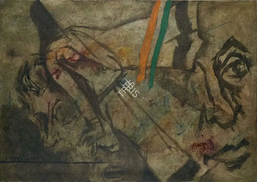 M.F. Husain (Artist), Untitled, 1972, Painting