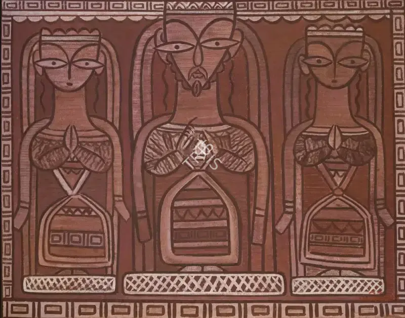 Jamini Roy (Artist), Untitled, 1940, Painting