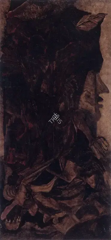 Shamshad Husain (Artist), Violence, Painting
