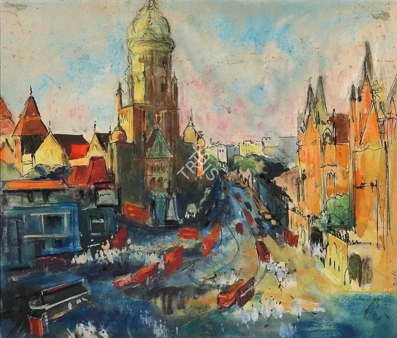 H.A. Gade (Artist), Untitled, Painting
