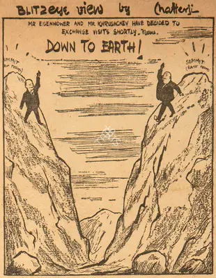 Basu Chatterjee (Cartoonist), Down to Earth !, 1959, Cartoons